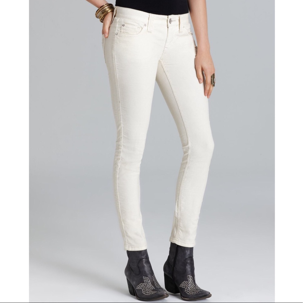 Free People White Skinny Jeans